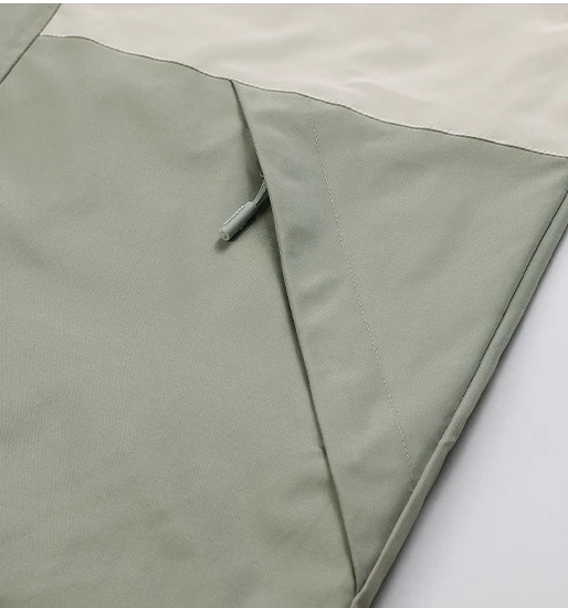 PEA GREEN WINDBREAKER JACKET POCKET PEA GREEN WINDBREAKER JACKET POCKET