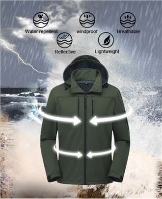 Erkaklar Softshell harbiy ko'ylagi